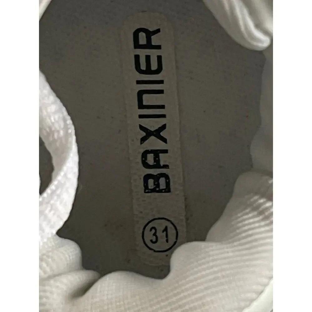 BAXINIER Youth Girls Shoe White  Sneakers Size 13